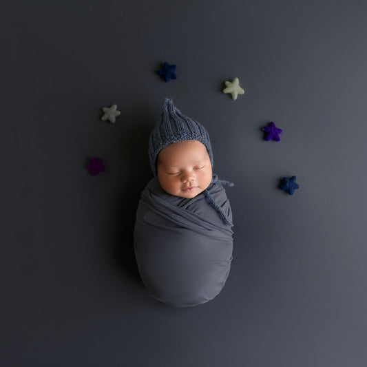 Steel Blue Backdrop or swaddle