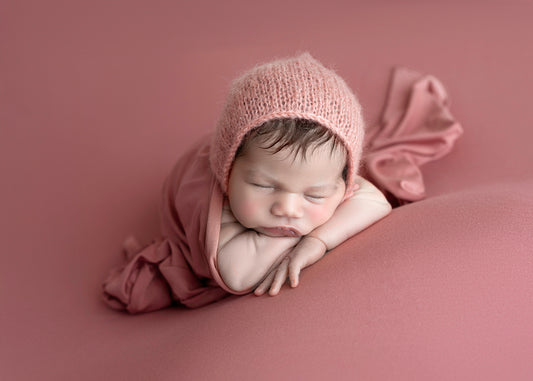 Rose Backdrop and swaddle