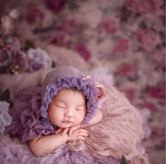 Pink and purple Floral backdrop