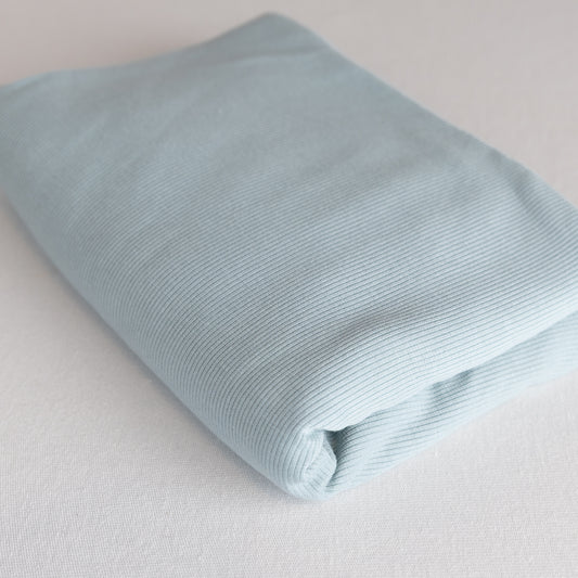 Dusty Blue ribbed backdrop