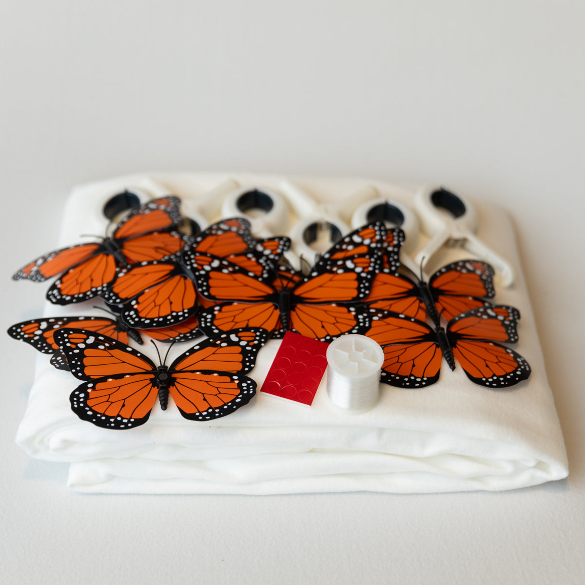 Orange Butterfly background kit