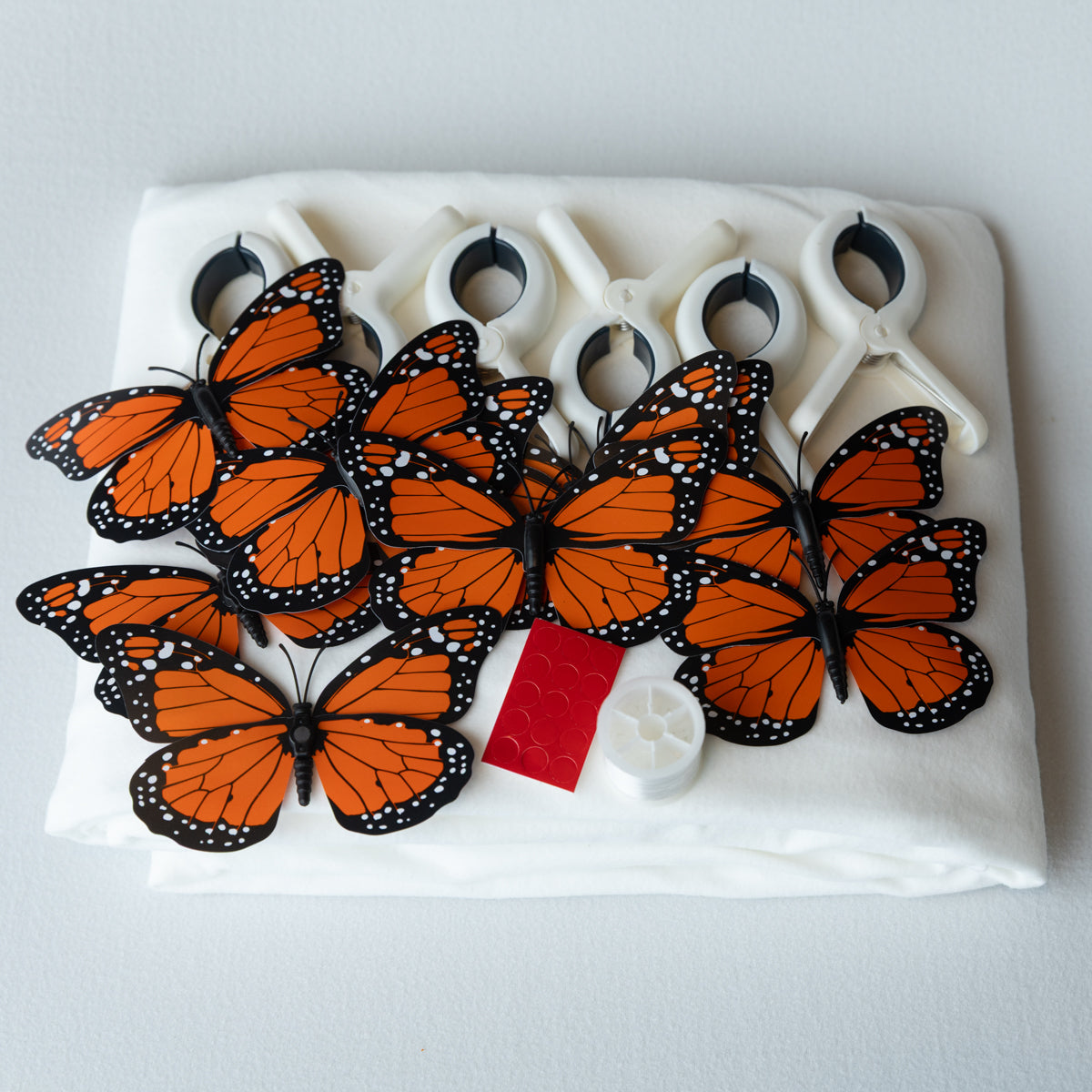 Orange Butterfly background kit