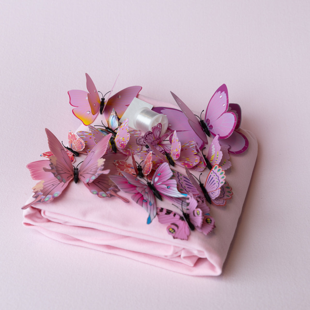 Pink  Butterfly background kit