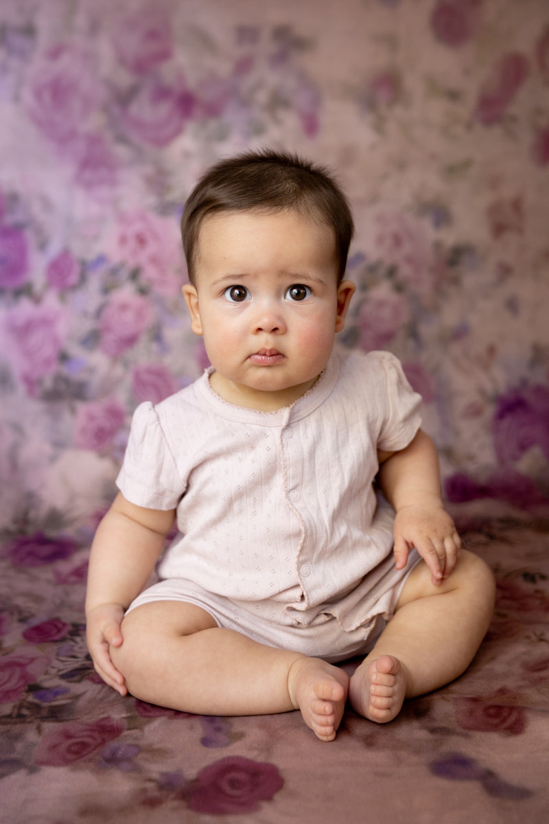 Pink and purple Floral backdrop